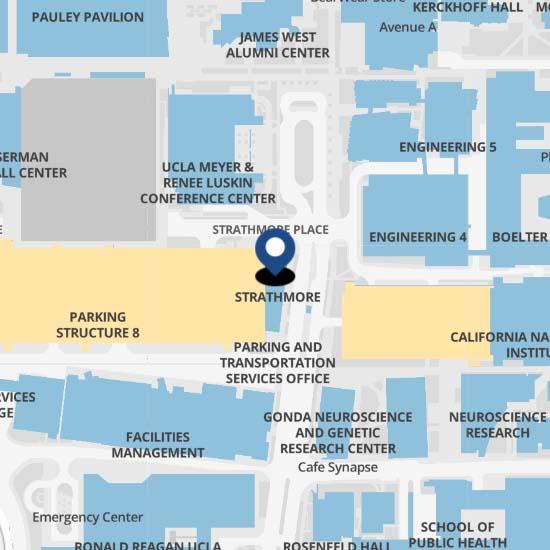 UCLA Map of Strathmore Building